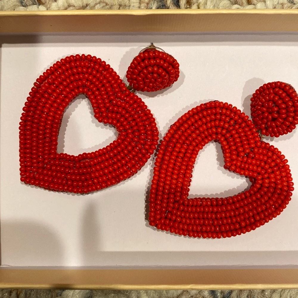 Valentines Day Heart Earrings